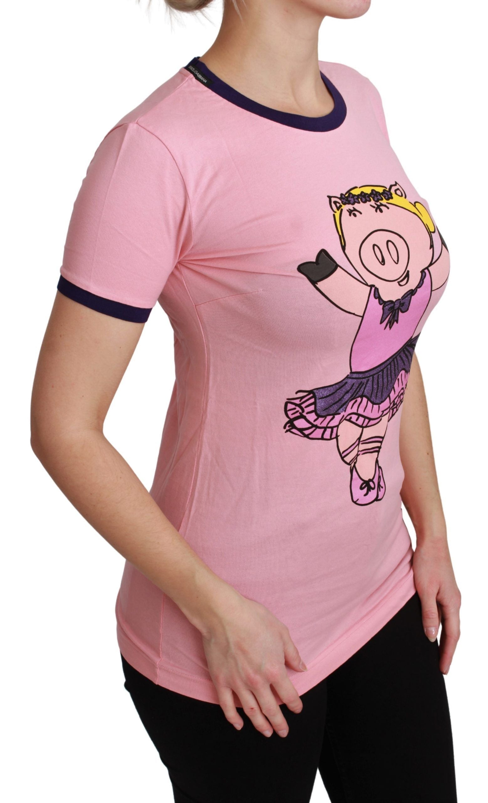 Year of the Pig Graphic T-Shirt — Pink