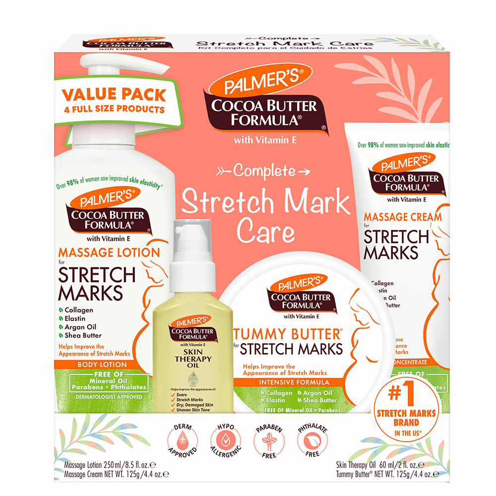 Cocoa Butter Formula Complete Pregnancy Stretch Mark Care Kit