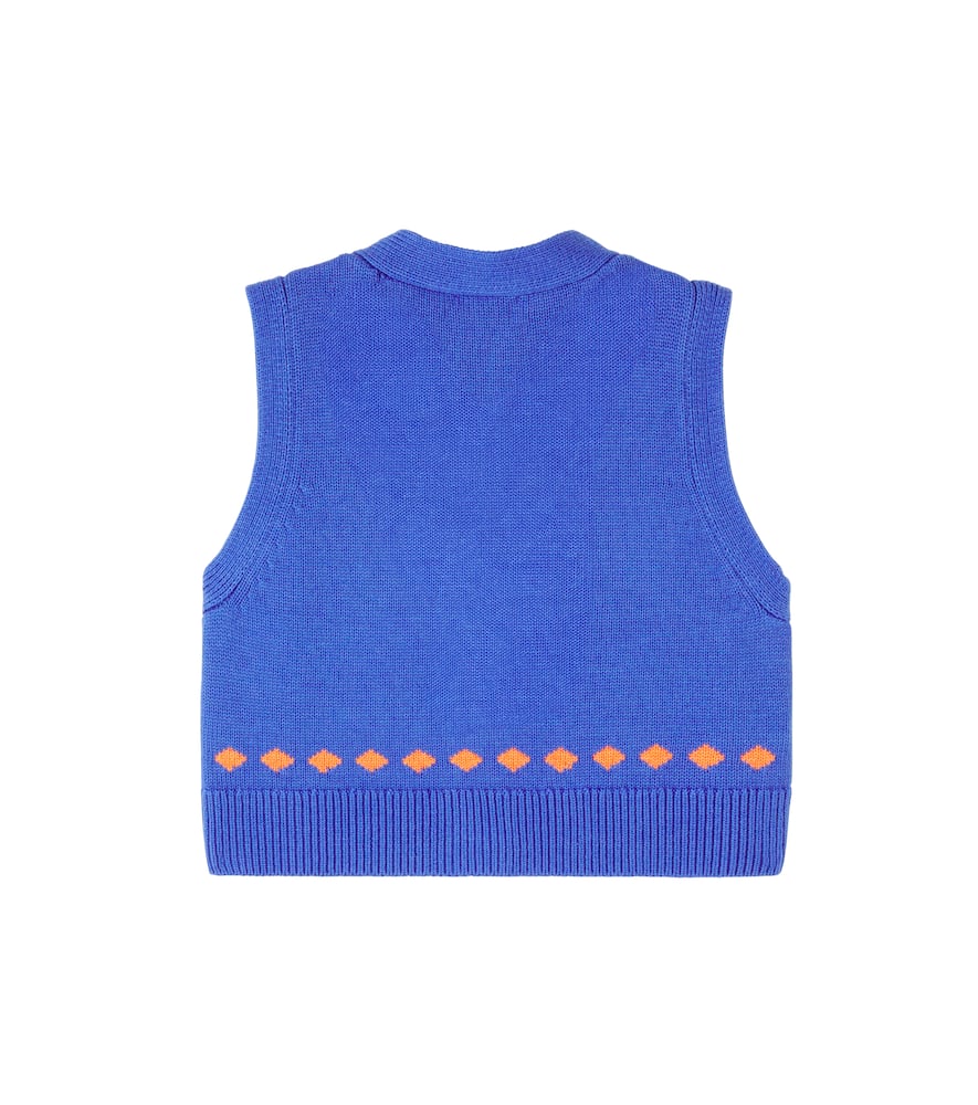 Rabbits cotton and wool sweater vest