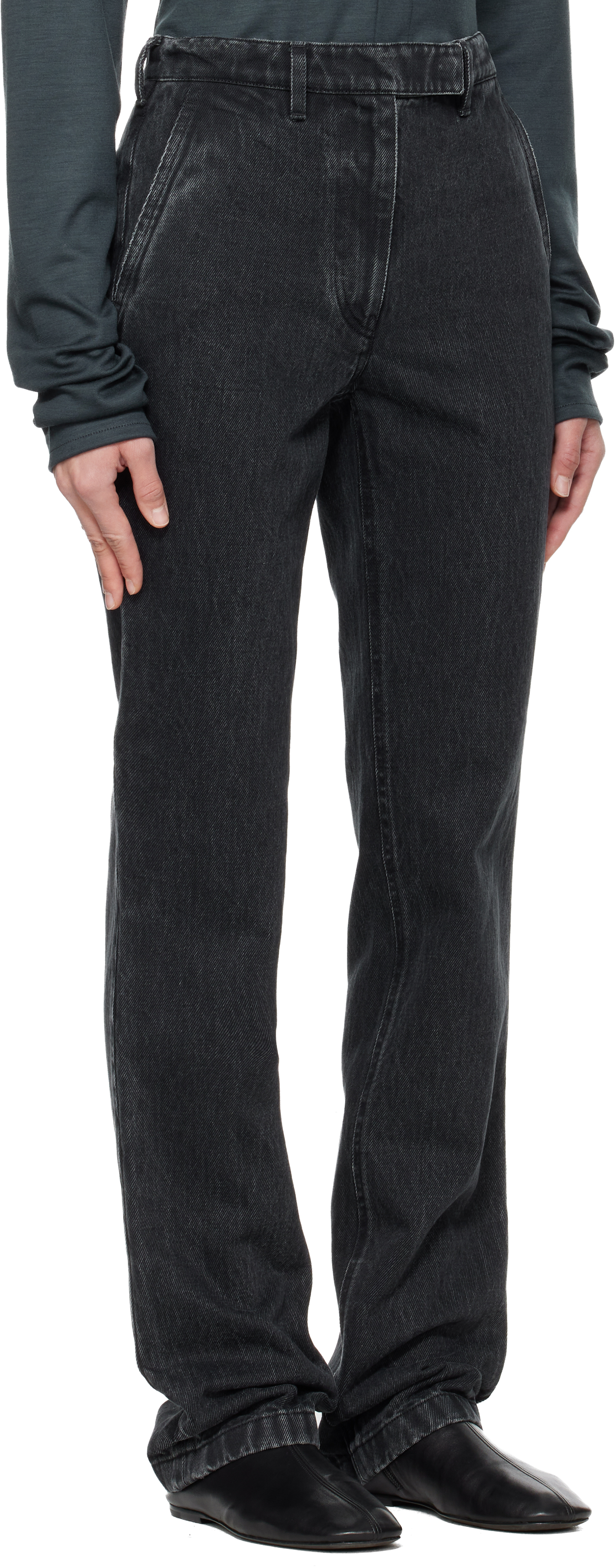 Black Faded Jeans