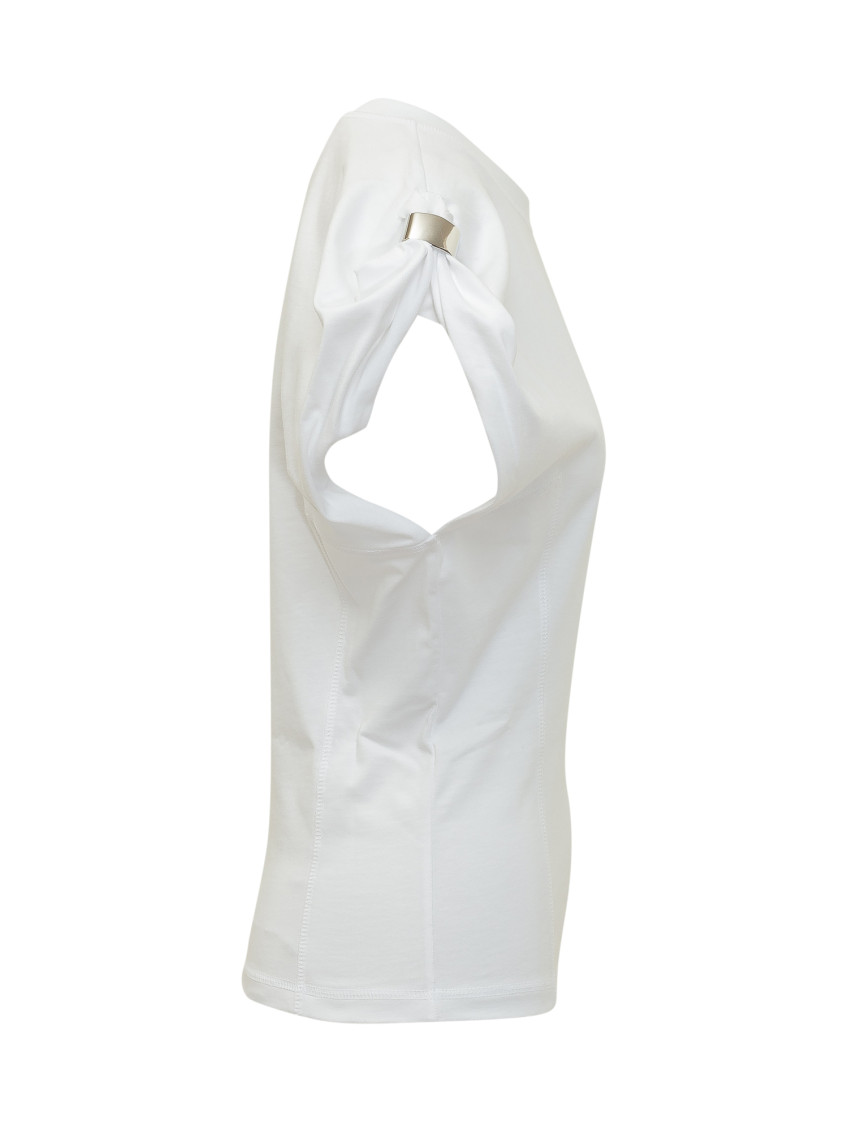 Estephani Ruched Sleeve T-shirt