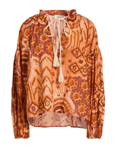Woman Top Rust Size S Cotton