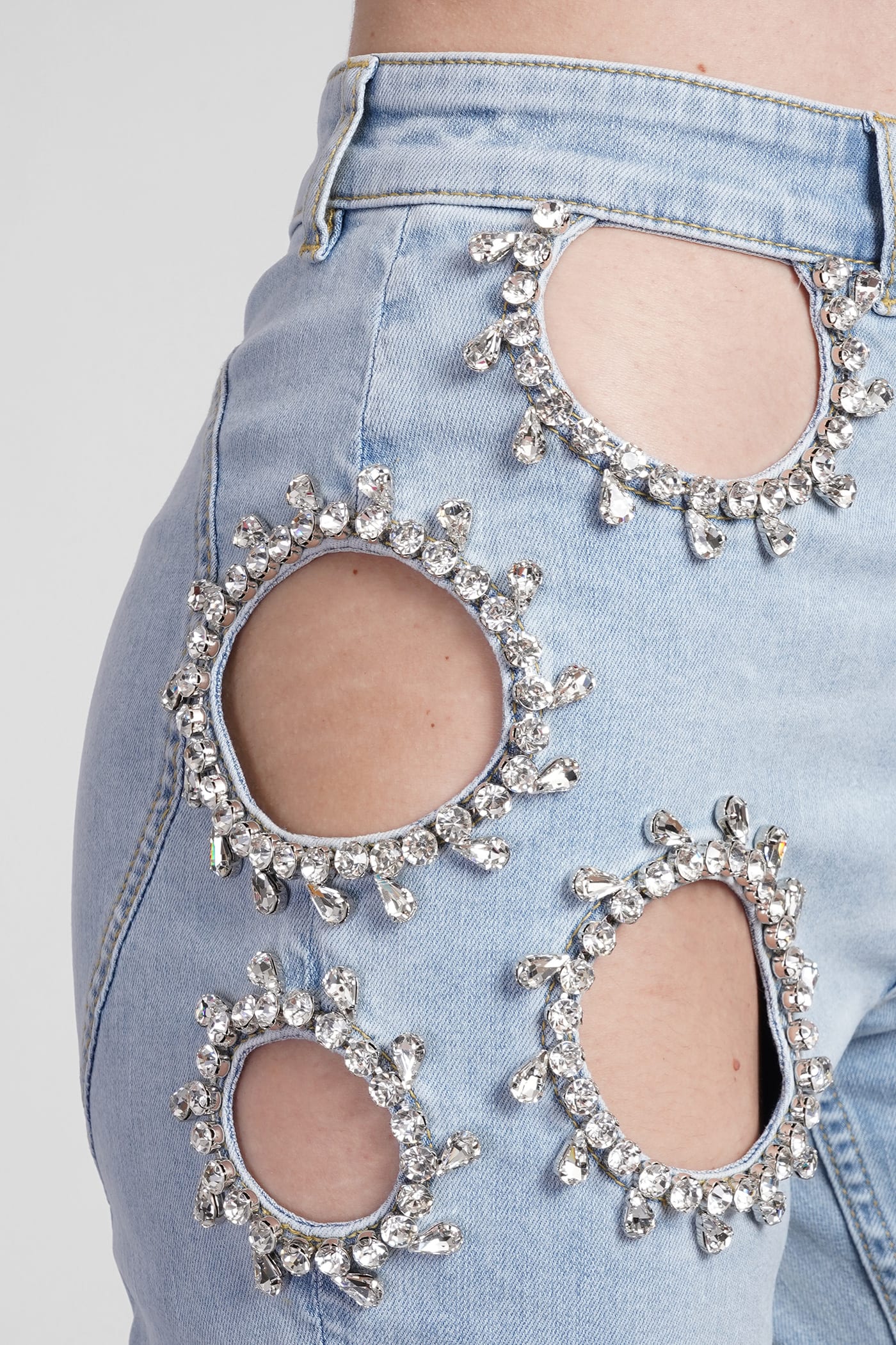 Jeans In Cyan Denim