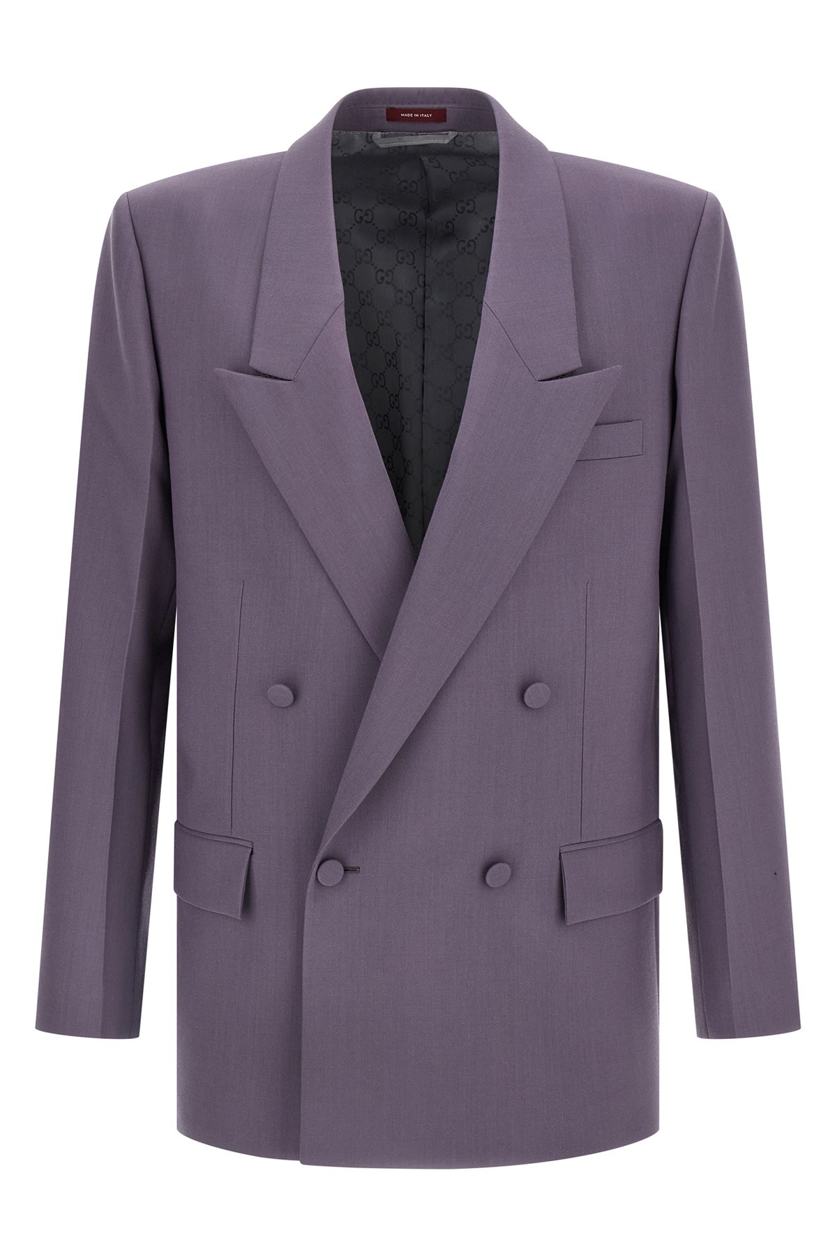 Double-Breasted Wool Blazer