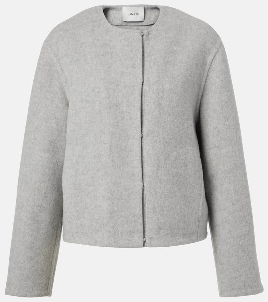 Wool-blend jacket