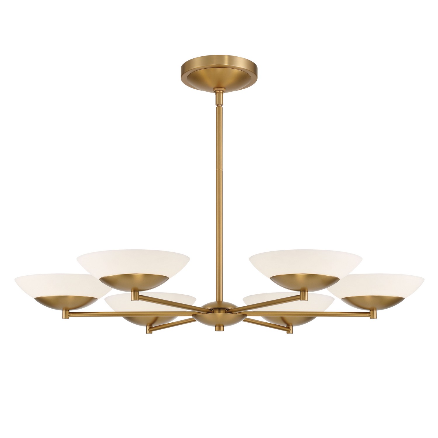 Legacy Brass LED Chandelier from the Solara Collection