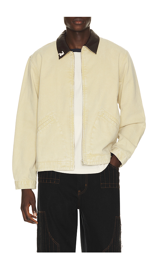 Carne Bollente Moto Rabbit Rides Again Jacket in Off-Brown - Brown. L also in M, XL/1X