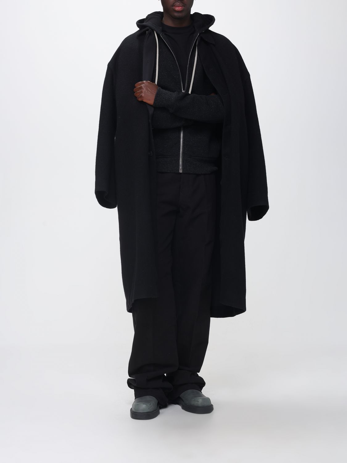 Pants Men color Black