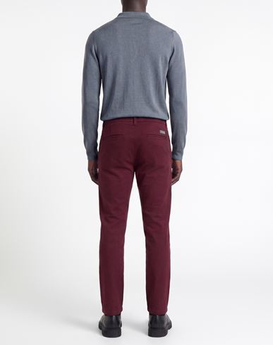 Man Pants Garnet Size 30 Cotton, Elastane