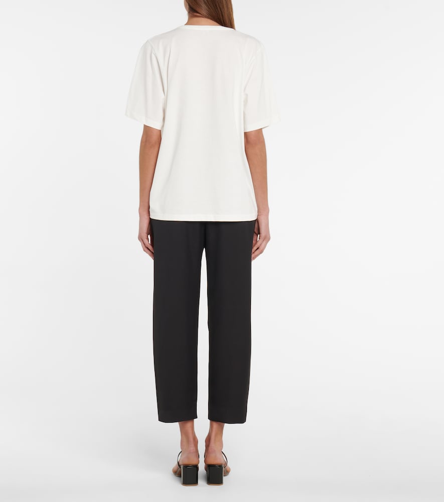 Oversized cotton jersey T-shirt