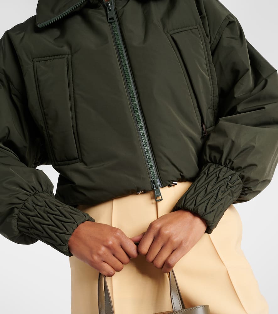 Padded bomber jacket