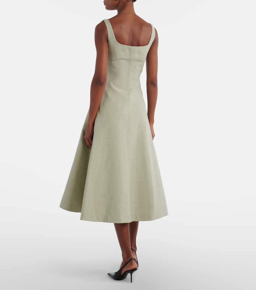 Orrie cotton-blend midi dress