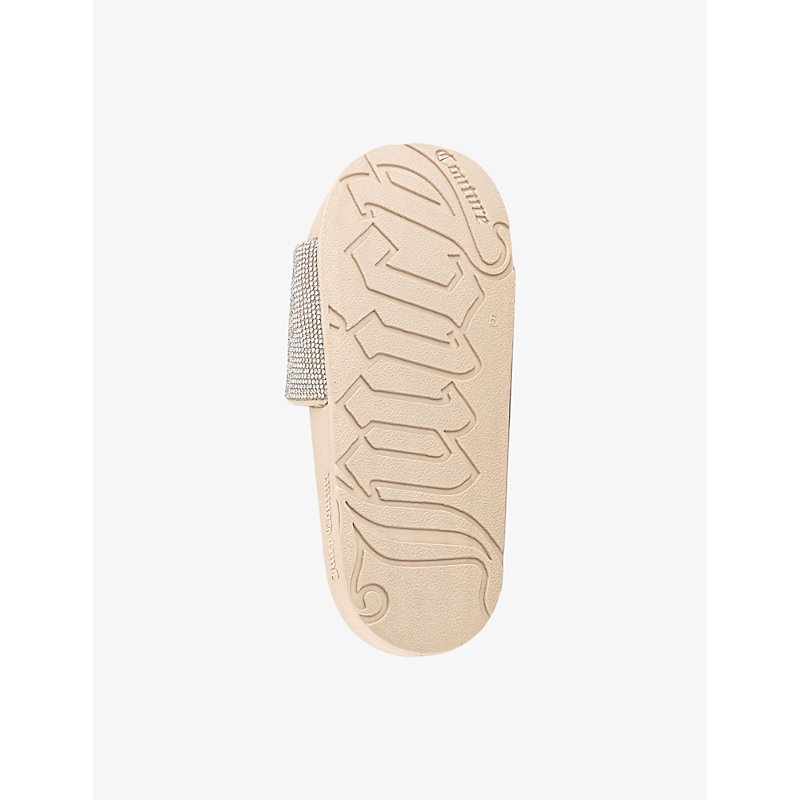 Womens Brazilian Sand Donna Diamante-embellished Rubber Sliders