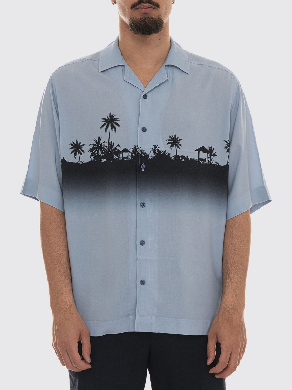 Polo Shirt Men color Sky Blue