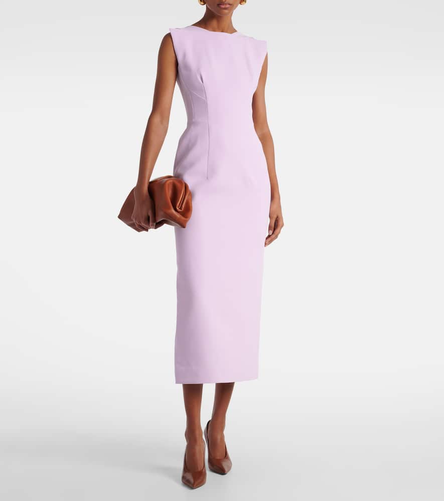 Singular open-back cocktail dress