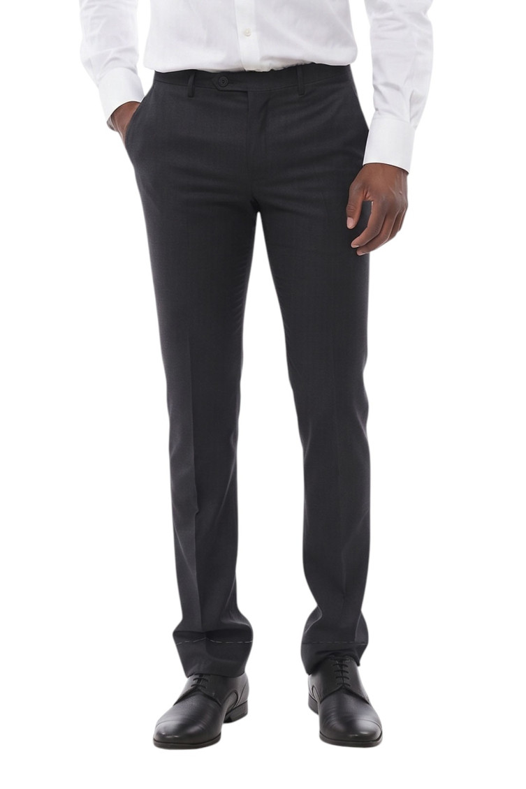 Charcoal Grey Slim Pants