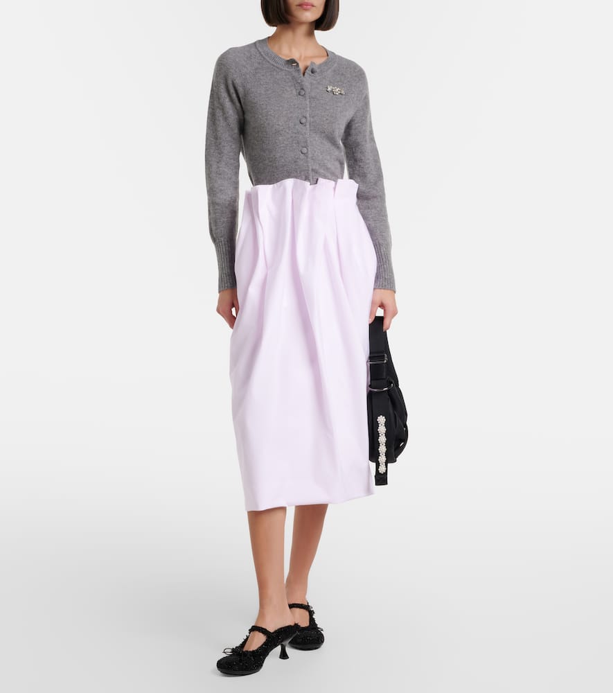 Embellished cashmere cardigan