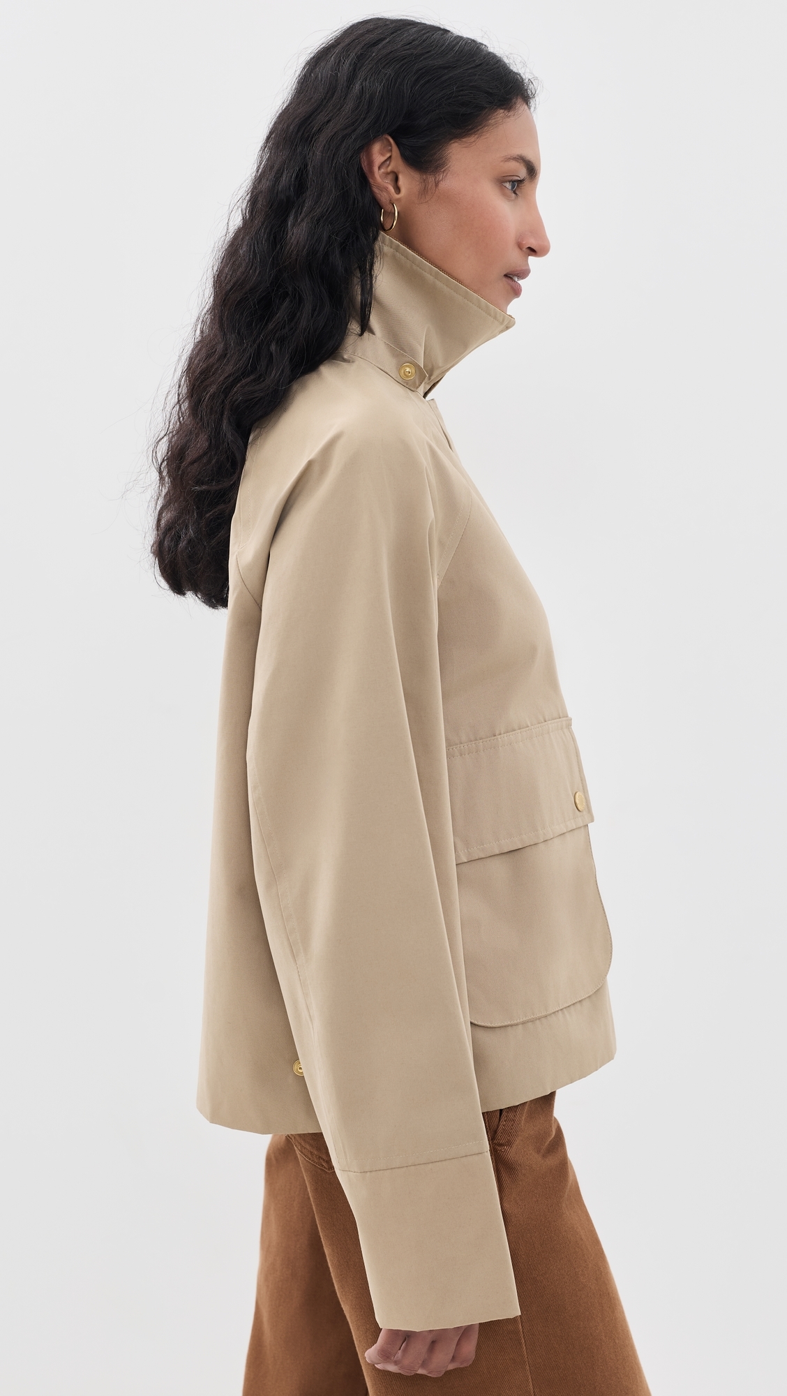 Terrington Showerproof Jacket Lt Trench/Ancient