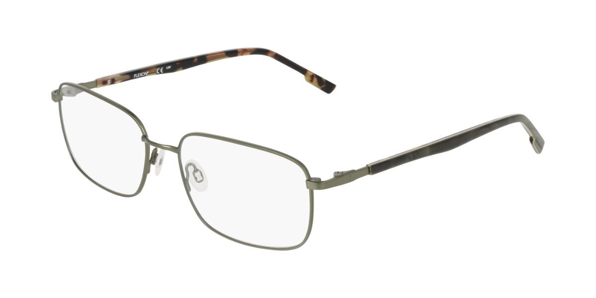 Flexon H6086 314 Men's Eyeglasses Green 55 - Blue Light Block Available
