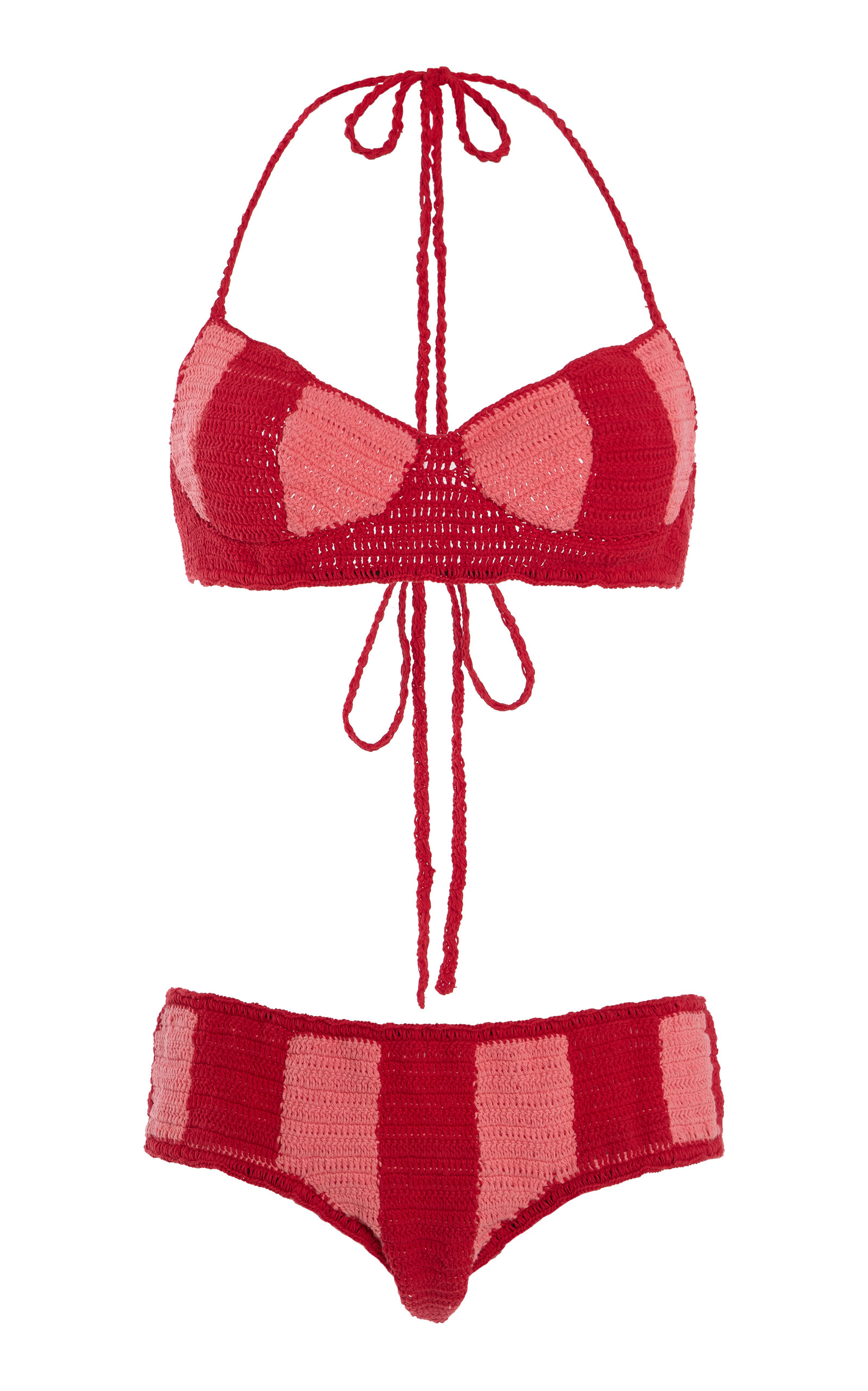 Exclusive Riviera Striped Crochet Bikini