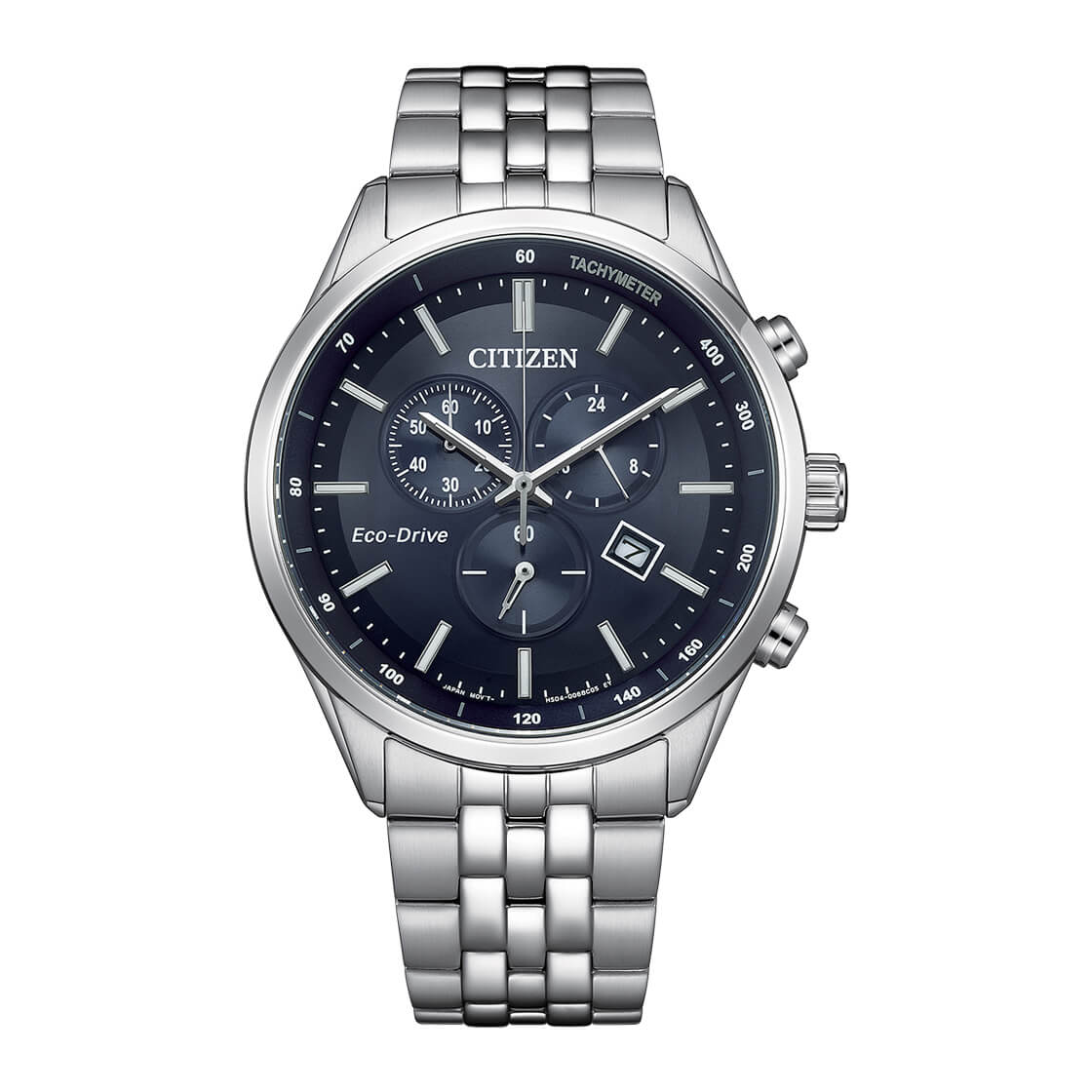 Eco-Drive Chronograph Black Dial Mens Watch AT2570-56E