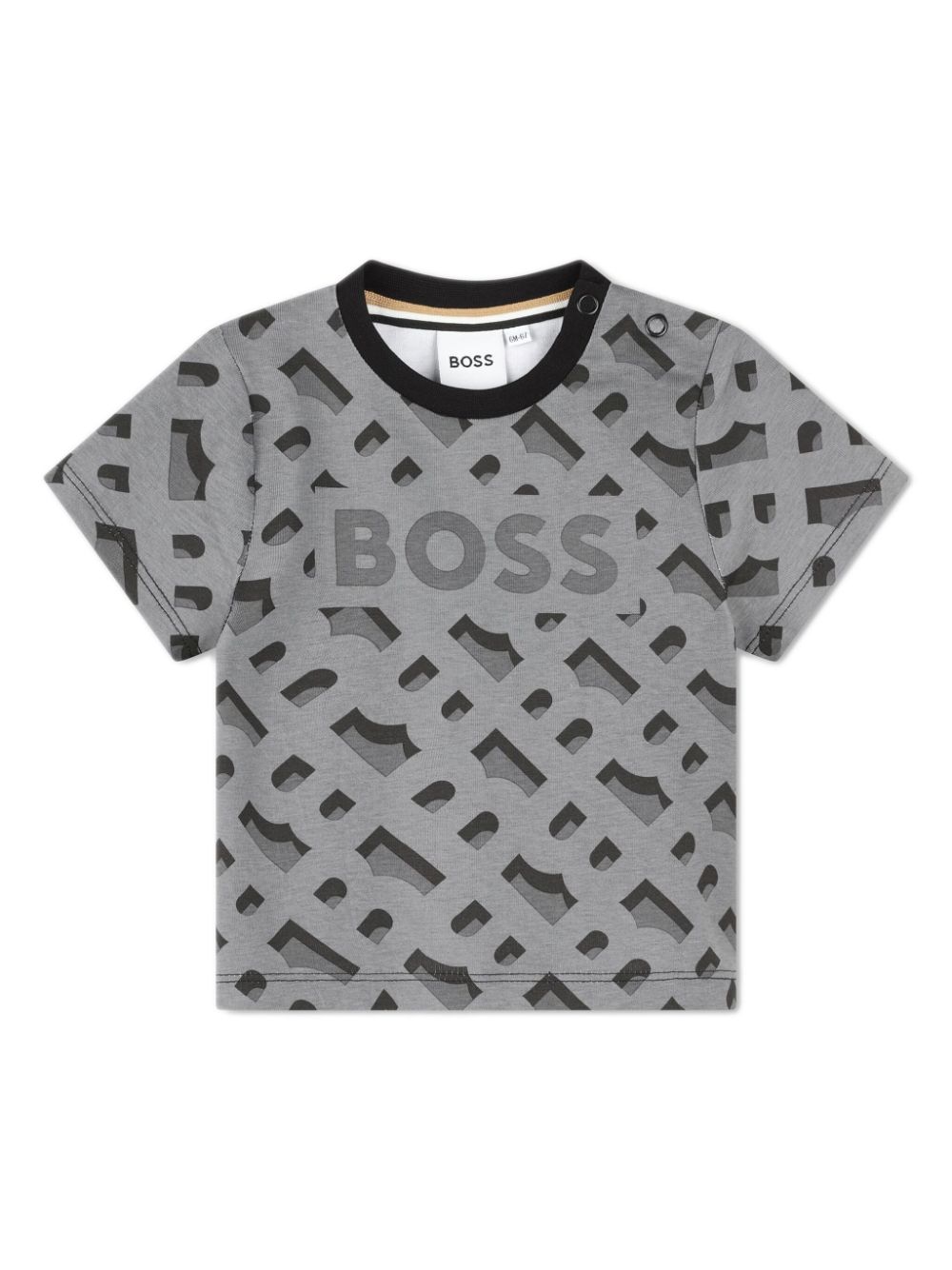 Logo-print cotton T-shirt - Black