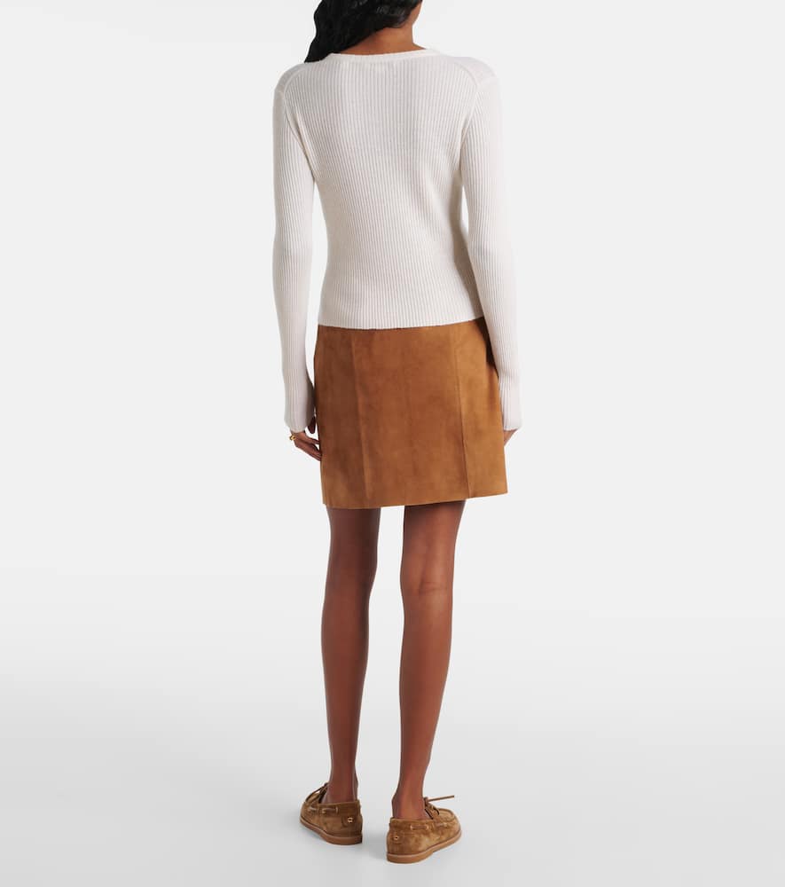 Cashmere and silk Henley shirt
