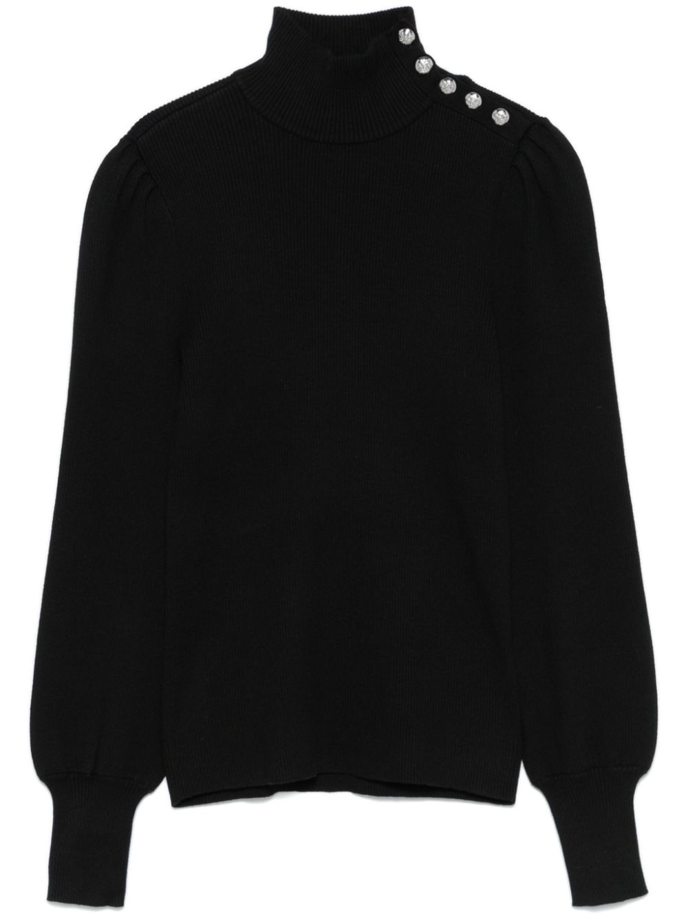 Ribbed sweater - Black
