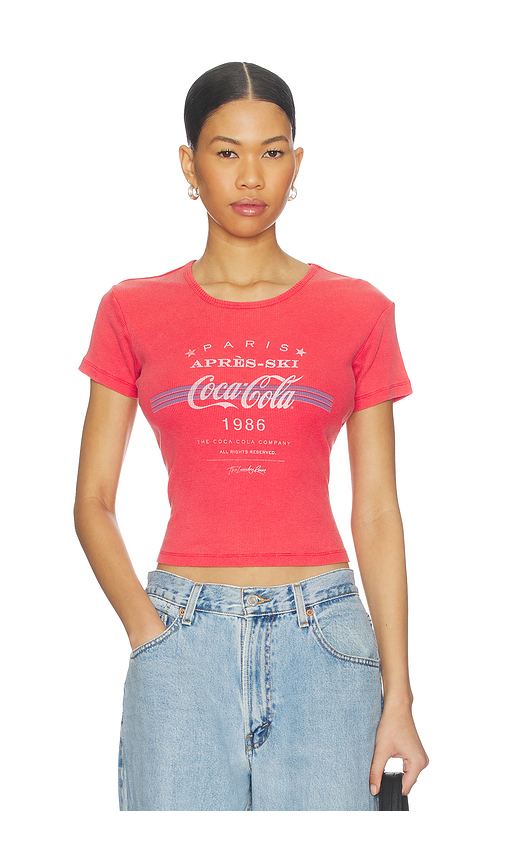 The Laundry Room T-SHIRT BABY APRES SKI COCA COLA en Red. M. Also en L, S