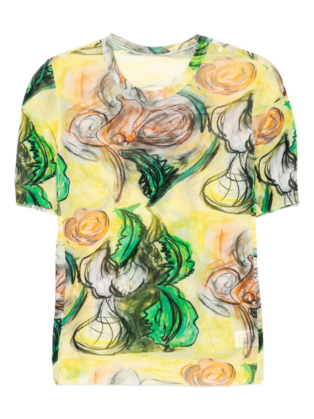 JNBY printed T-shirt - Yellow