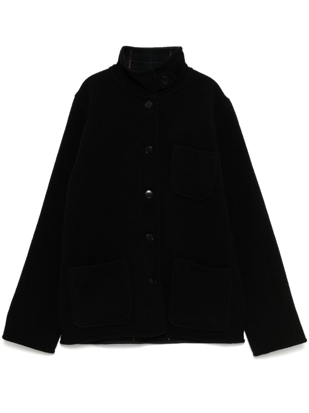 Felt oversized jacket - Black