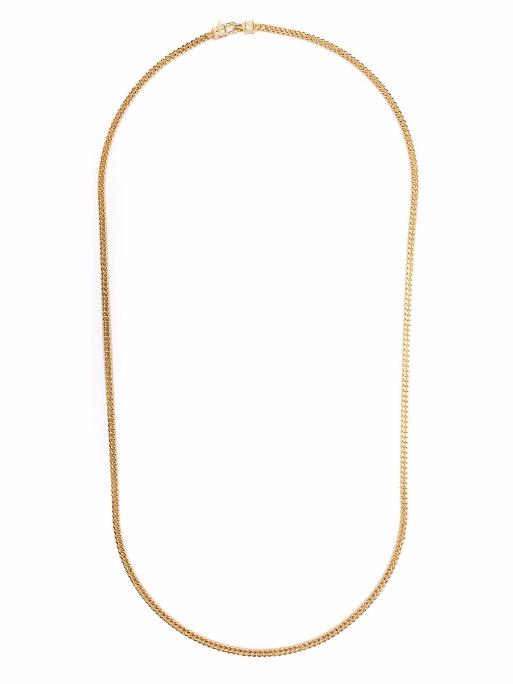 M curb chain necklace - Gold