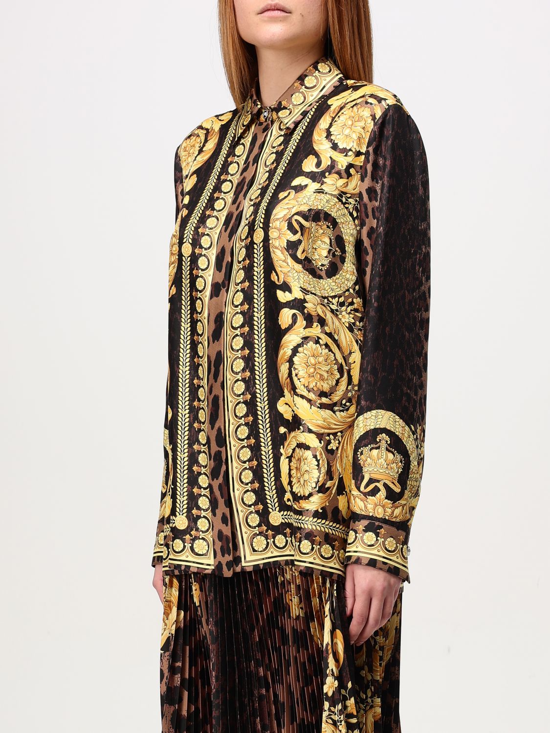 Wild Barocco silk shirt - Black