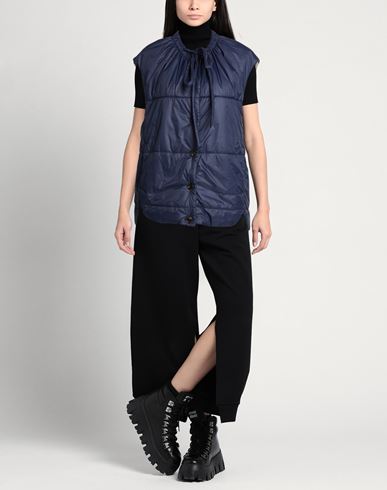 T_coat Woman Vest Navy Size 6 Polyamide