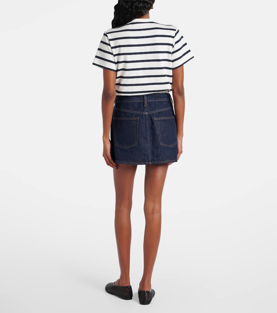 Denim miniskirt