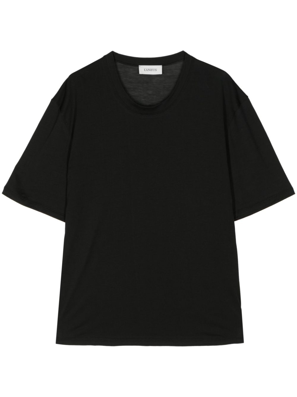 Short-sleeve cotton T-shirt - Black
