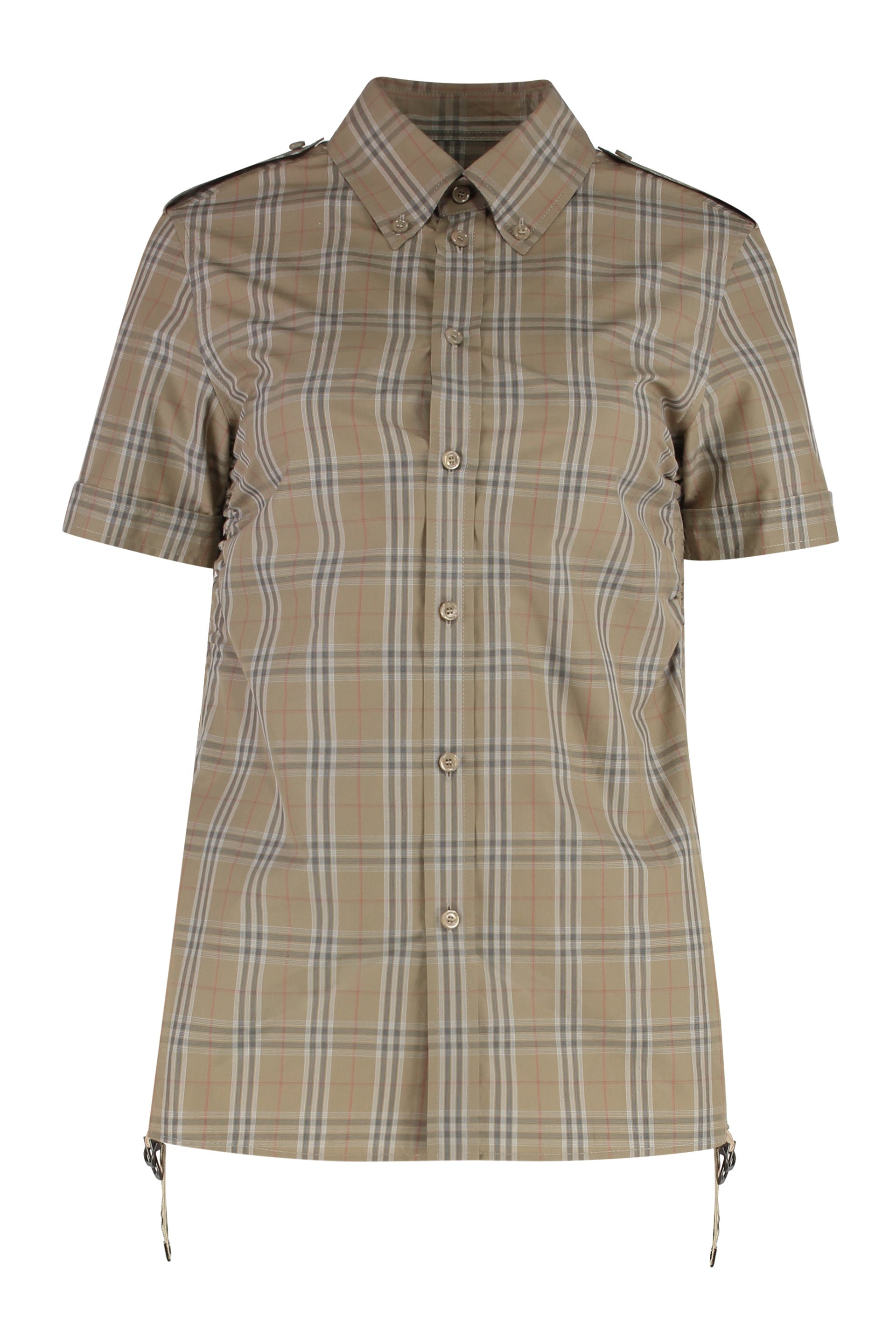 Check Stretch Cotton Shirt