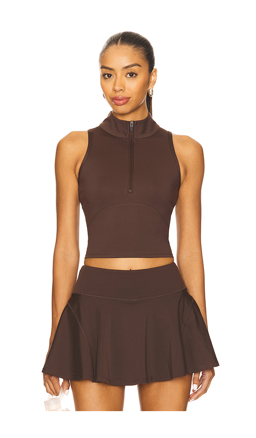 WellBeing + BeingWell MoveWell Rowan Tank in Hot Fudge. XS also in L, M, S