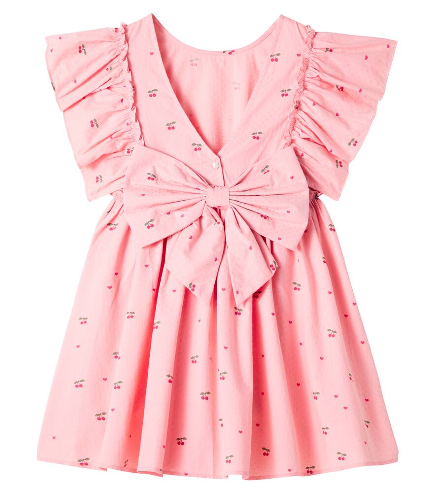 Konges Sløjd Evia bow-detail cotton dress