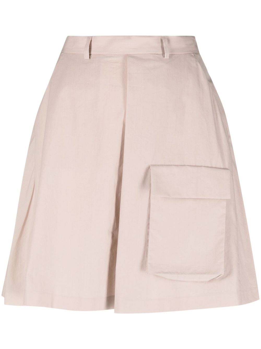 Patch-pocket miniskirt - Pink