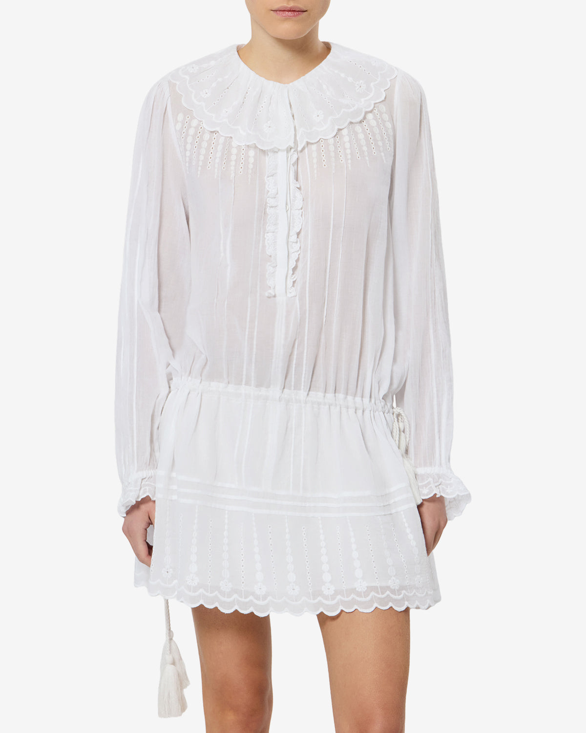 Lenora Dress - Women - White - Size 40 - Marant Étoile