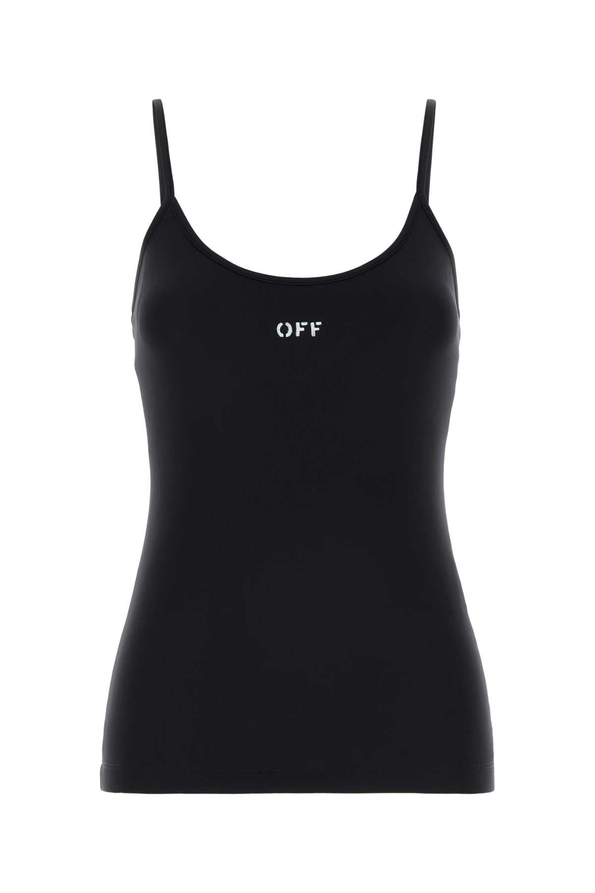 Stamp Tank Top — Black