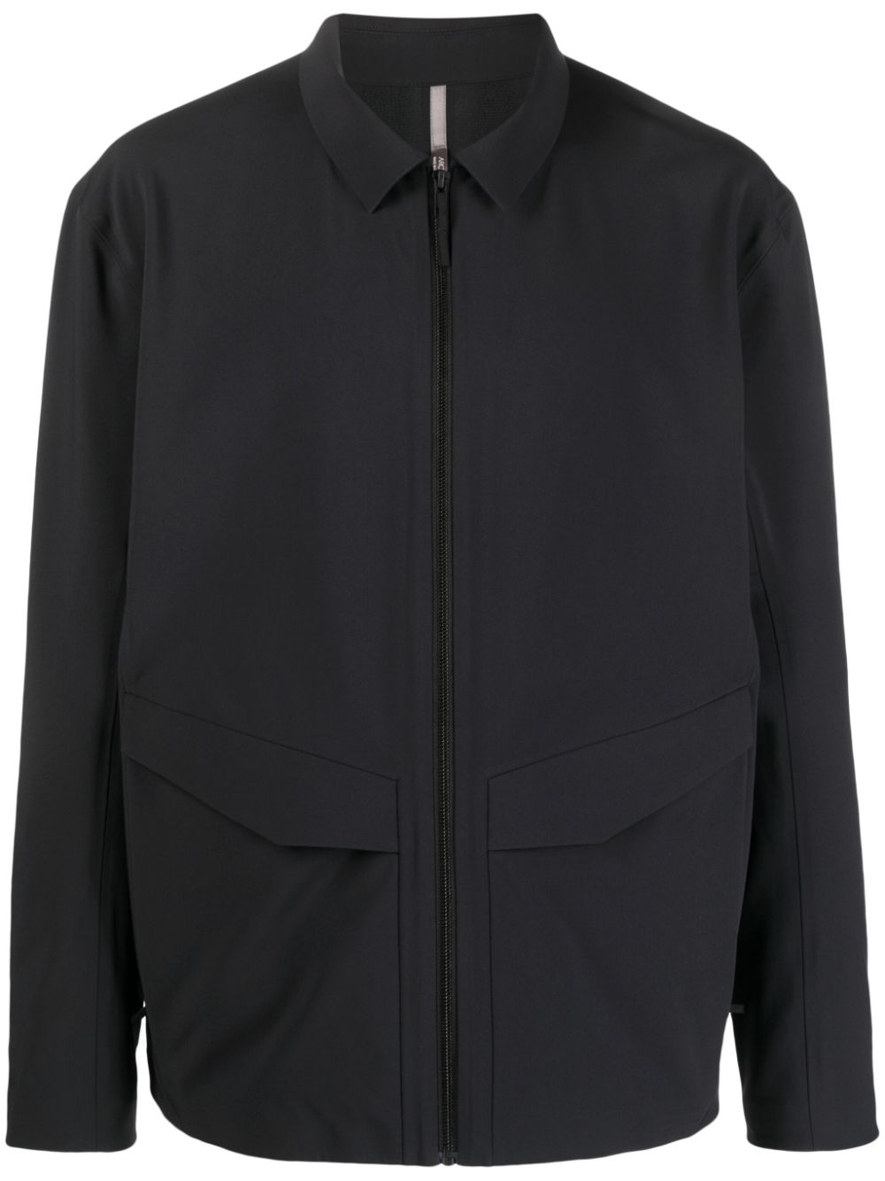 Zip-up shirt jacket - Black