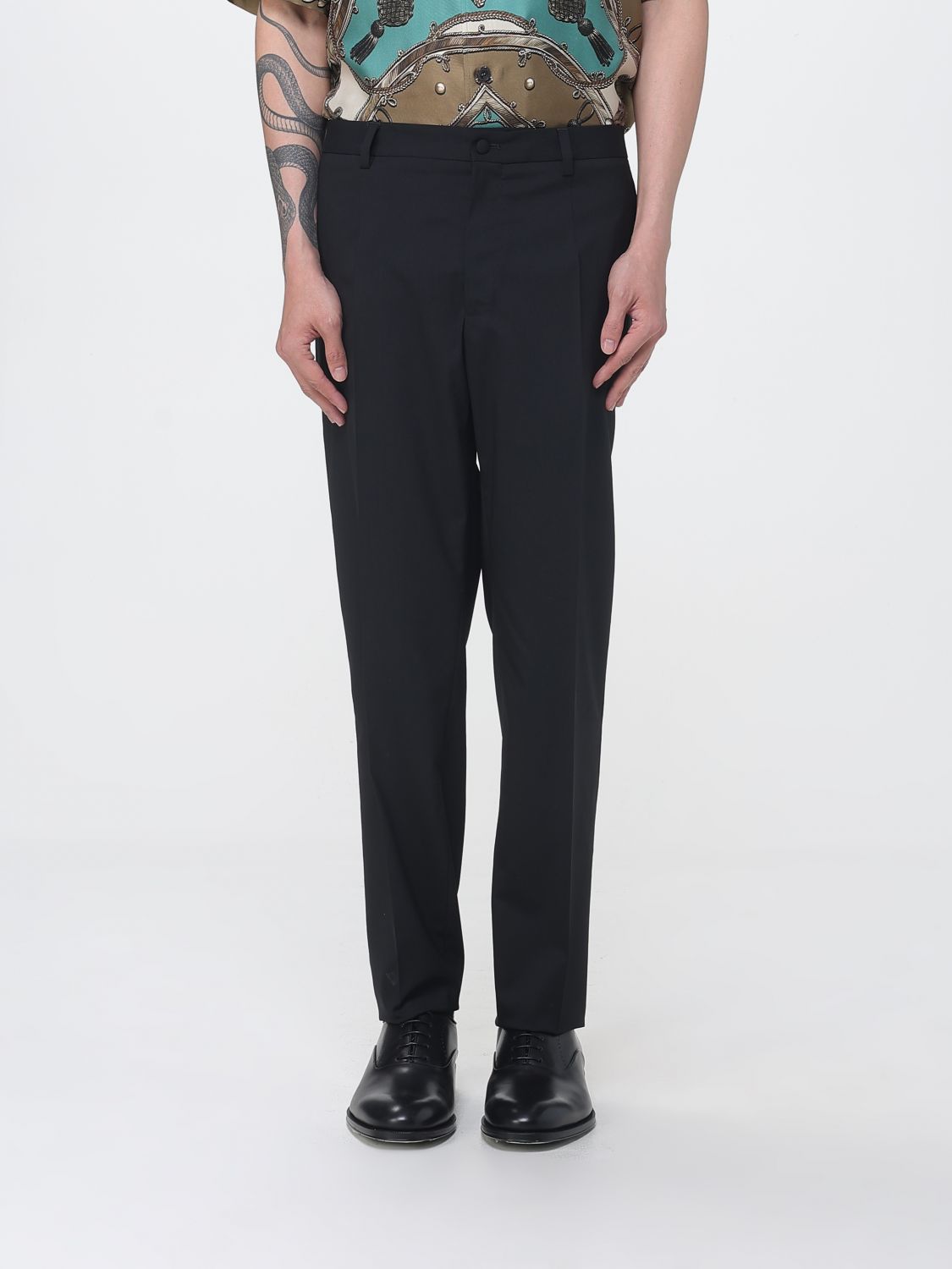 Pants Men color Black
