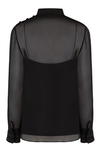 Gucci Layered Sheer Detailed Blouse