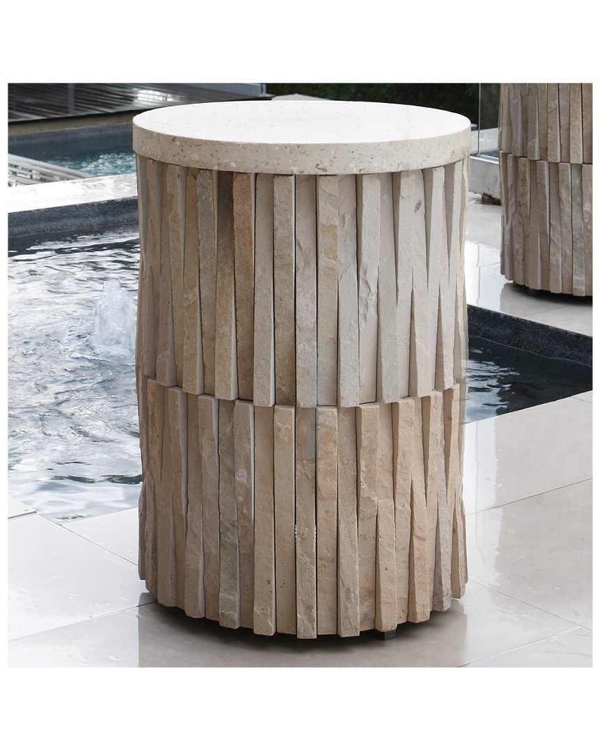 Round Teeter Totter Stone Table