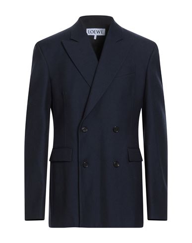 Man Blazer Navy Size 36 Wool