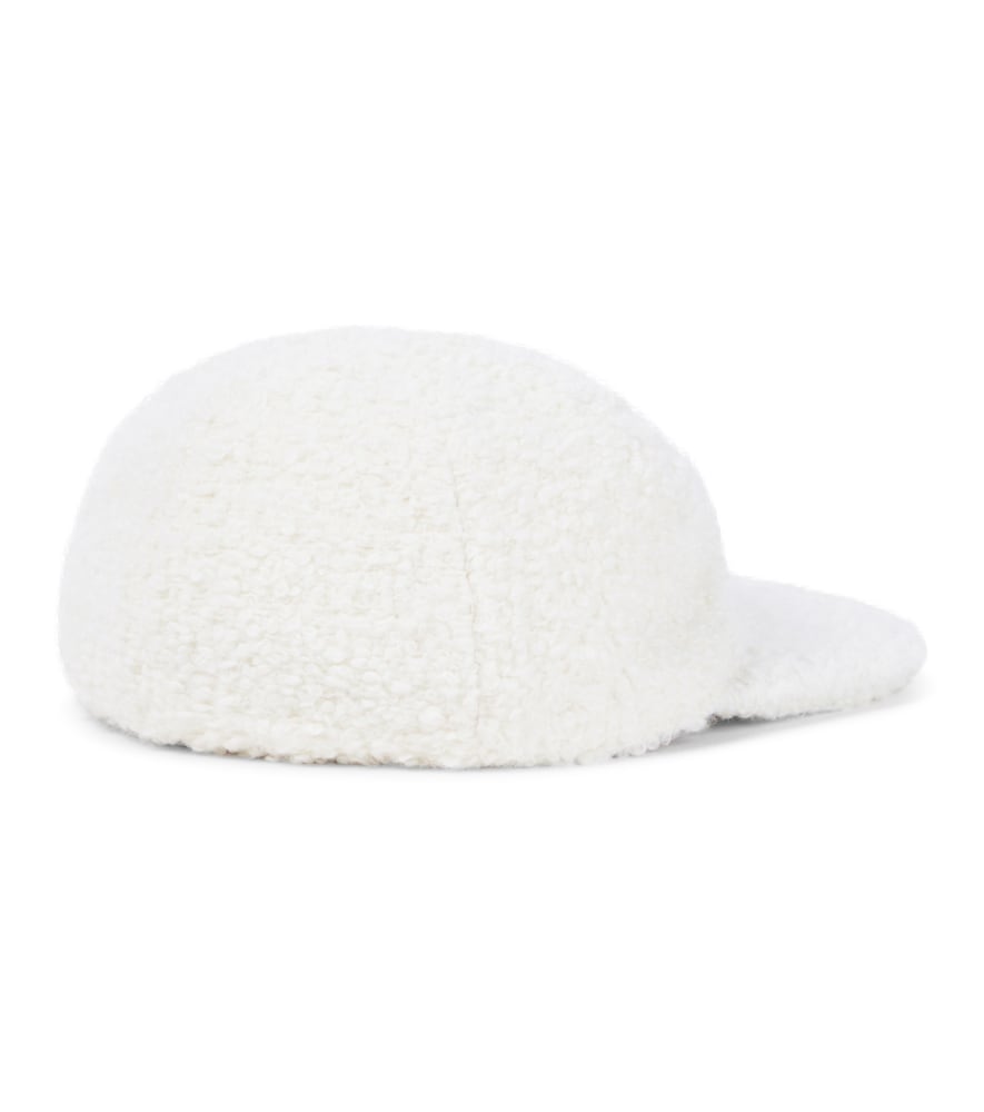 Bouclé baseball cap