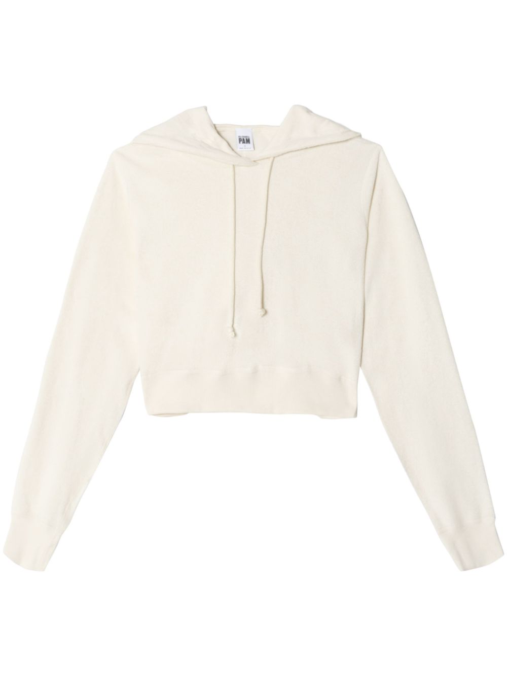 X Pamela Anderson cotton hoodie - Neutrals