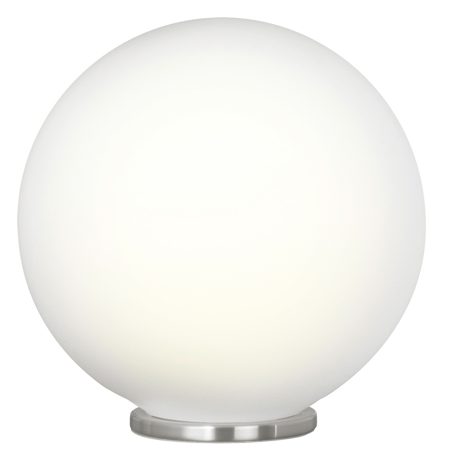 Silver One Light Table Lamp from the Rondo Collection